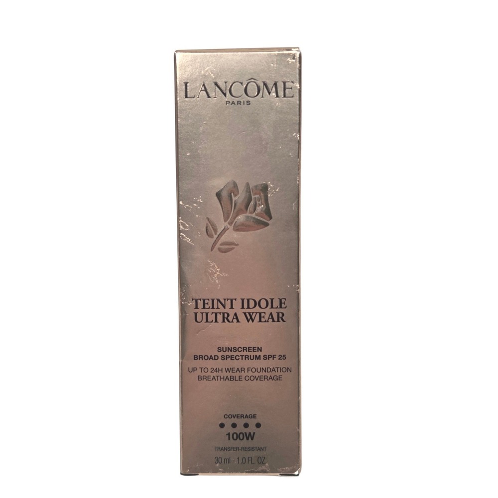 New Lancome Teint Idole Ultra Wear Foundation 100W SPF 25 Matte Full Coverage